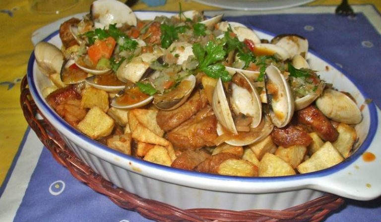 Carne de Porco à Alentejana Uma autentica maravilha