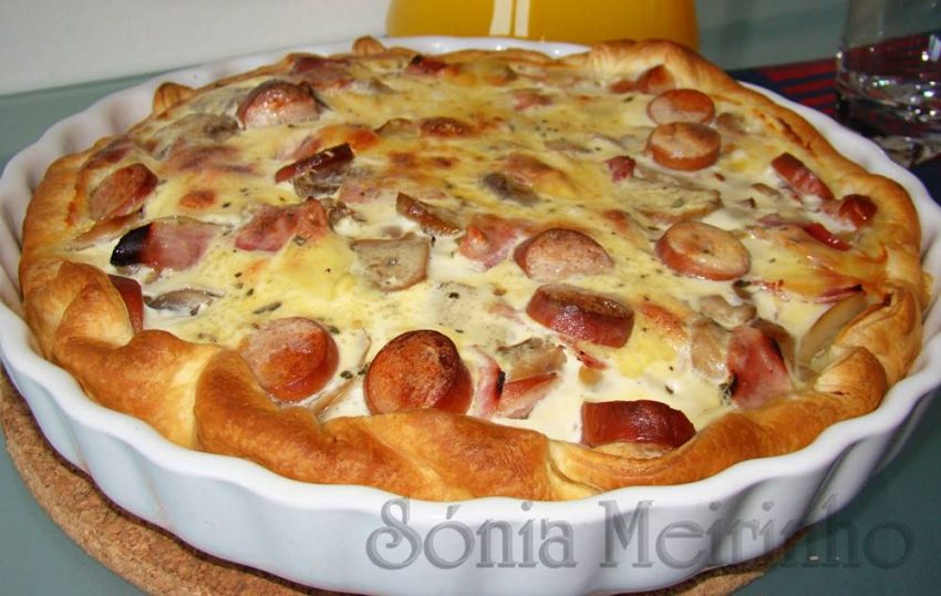 Tarte Salgada De Salsichas Fiambre E Cogumelos Receitas